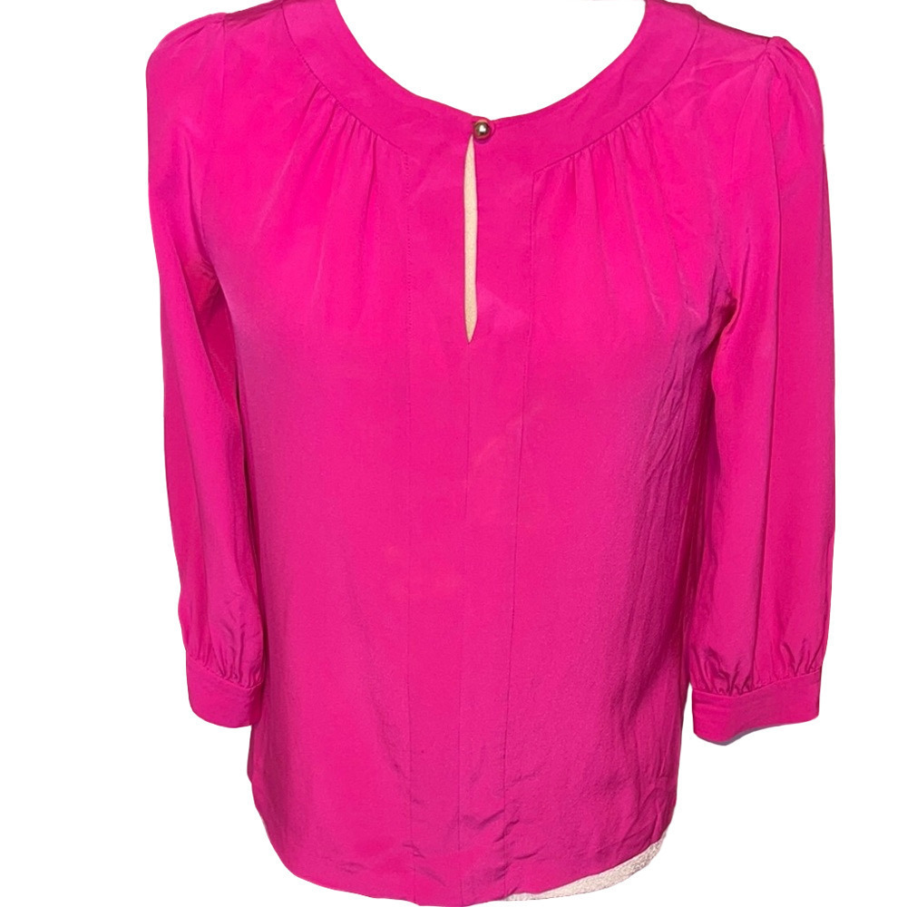 Kate Spade Elegant Pink Silk Women's Top 00